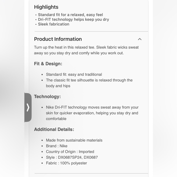 NWT Nike Women's Dri- fit Pink Short Sleeve training T shirt Sz XXL $30 - Picture 6 of 7